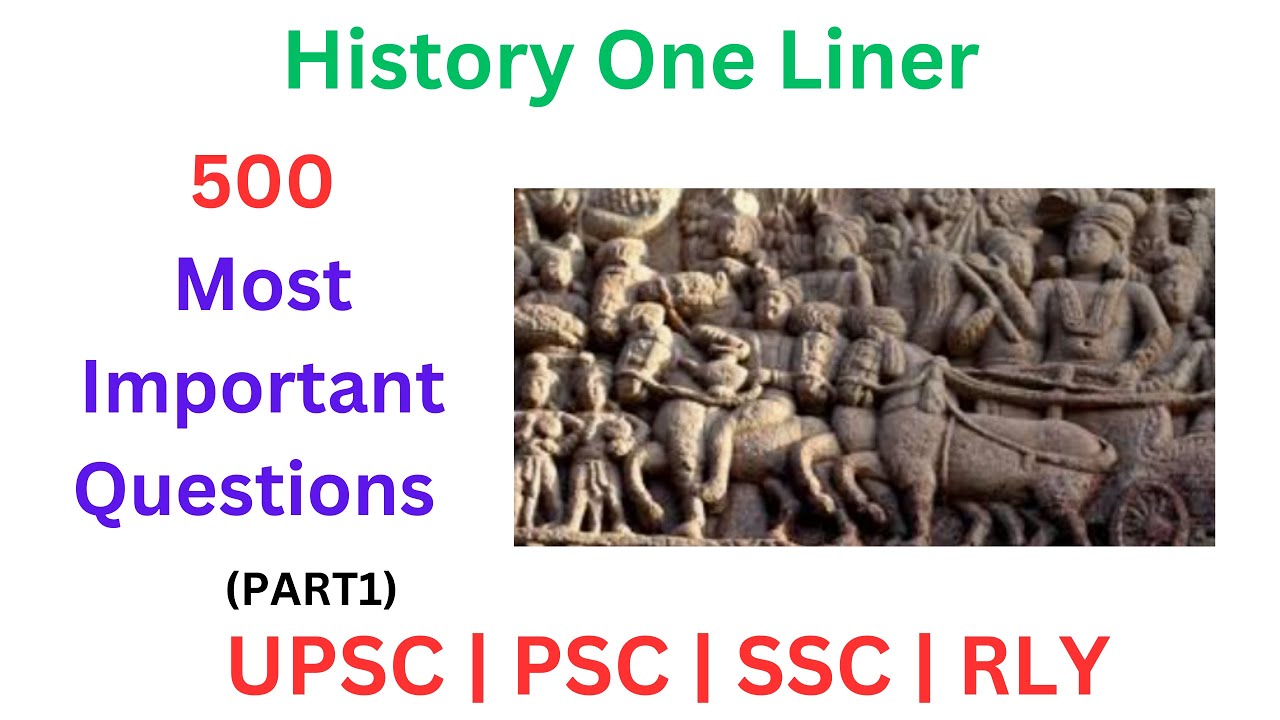 History MCQ For Competitive Exams || History MCQ || History MCQ For ...