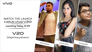 #vivoV20 | Watch the launch and win 20 vivo V20