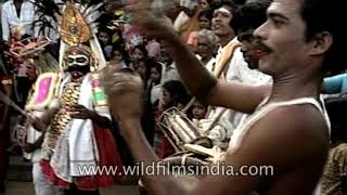 Musical procession of Angalamman festival in Tamil Nadu