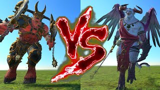 Skarr Bloodwrath VS Azazel. Total War Warhammer 3