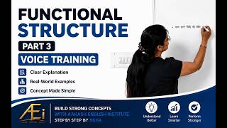 VOICE Training for functional structure part -1
