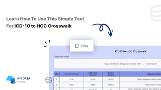 Your Step-by-Step Demo Guide to ICD-10 to HCC Crosswalk Tool