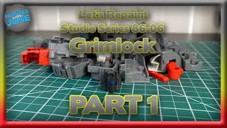 Let's Repaint Transformers Studio Series 86-06 Grimlock - Part 1