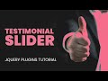 How To Create a Testimonial Slider with Owl Carousel | Jquery Plugins