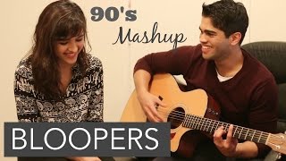 90s Bollywood MASHUP (BLOOPERS) | Shirley Setia ft. Arjun Bhat