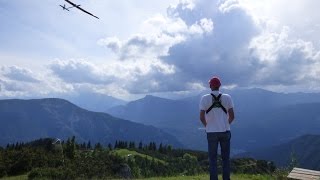 Valenta Thermik XL 4m RC at Monte Cornetto, Folgaria, June 2016 with on board camera