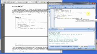 Python Course: Chapter 7: Debugging