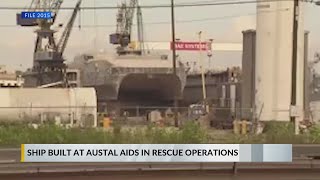 Mobile-built ship part of Sudan rescue operation