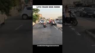 Live Cr@sh bike rider drag race goes 🥵 #youtubeshorts #sorts #shorts