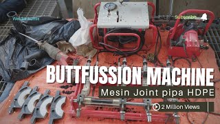 mesin butt fussion || mesin las pipa HDPE