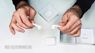 Bluetooth наушники hoco ES20 обзор и сравнение с airpods