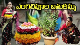 మొదటిరోజు ఎంగిలిపూల బతుకమ్మ మా colony లో batukamma panduga🌹🌺🌷🪷🌸💮🏵️🌻🌼🌺🌷🪷🌸💮🏵️