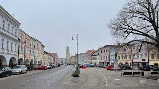 Walking in Litomyšl. Small historical Czech town with calm vibe