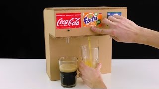 Cara Membuat Mesin Coca Cola Soda   dengan 3 Minuman