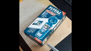 Unboxing TOTAL TETANO1 Anemometer جهاز قياس سرعة الهواء من شركة توتال الصينية