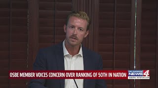 OSBE member voices concern over ranking of 50th in nation