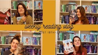 Weekly Reading Vlog💛| BookOutlet Haul | Reading 3+ Books| Graphic Novel Talk