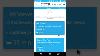 AIDE Tutorial - Android App (List Views)