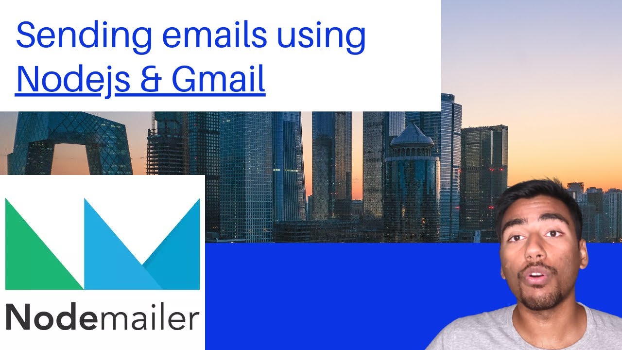 How To Sending Emails Using Nodejs And Gmail! (nodemailer) - YouTube