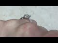 0.90ct old european cut diamond solitaire ring covina ring hand video