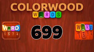 COLORWOOD WORDS Cryptogram level 699