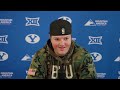 connor pay byu football valero alamo bowl media availability december 9 2024