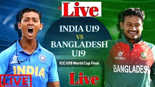 India vs Bangladesh U19 Final World Cup Live, IndVsBan Live