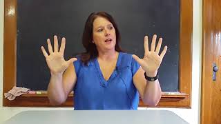 Teaching Counting On Fingers