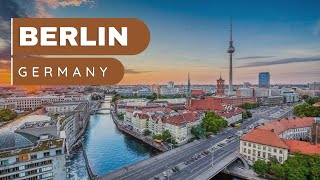 Berlin 2022 - Germany - Europe  -  By Drone - Streets - Night View - Berlin Tour 2022
