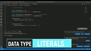 Literals in Java | Literals - Java Tamil