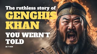 The Ruthless Story of Genghis Khan in 7 min