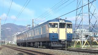 【しなの鉄道】1636M－115系（S26編成）スカ色 西上田～テクノ坂城にて 2018.11.18