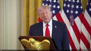 Donald Trump's Resurrection Week Speech to His NARLY Faith Office - Part 1