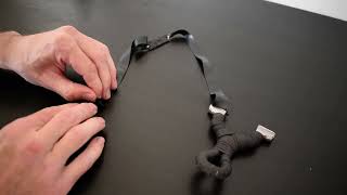 How to attach flat bands to a Dankung slingshot