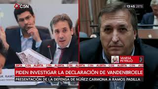 Piden investigar la declaración de Vandenbroele