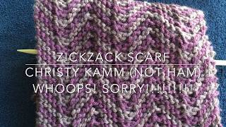 ZickZack Scarf Tutorial