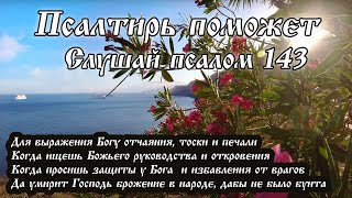 143 Псалом мольбы об избавлении и защите от врагов. Благословен Господь, твердыня моя...