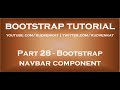 Bootstrap navbar component