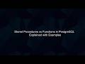 How and When to Use Stored Procedures vs Functions in PostgreSQL