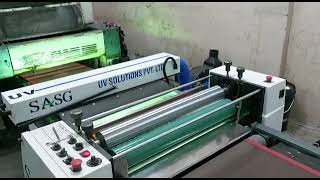 SASG Installed the UV Inter-deck Hood , Roller Coater at Ms Hariom Printers, Ludhiana