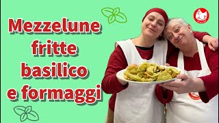 La Ricetta di Sfoglia - Mezzelune Fritte al Basilico e Formaggi