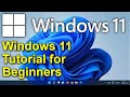 ✔️ How to Use Windows 11 - Basics Tutorial for Beginners - Computer Guide for Dummies