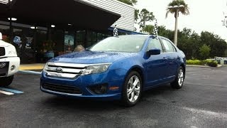 Autoline Preowned 2012 Ford Fusion SE For Sale Used Walk Around Review Test Drive Jacksonville