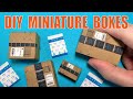 DIY Realistic MINI Shipping Box | Miniature Amazon Cardboard Delivery Boxes