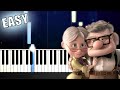 Married Life - Up - EASY Piano Tutorial by PlutaX