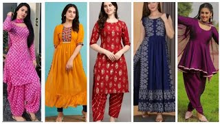 دیزاینهای کاملا متفاوت لباس پاکستانی پنجابی و گول با شلوار شراره beautiful Pakistani Dress design