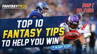 Top 10 Fantasy Football Tips to Help You Win (2020)