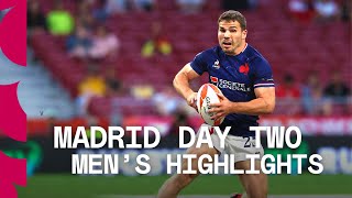 It's an Antoine Dupont MASTERCLASS | Madrid Men's HSBC SVNS Day Two Highlights