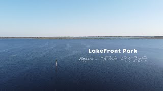 LakeFront park- Kissimmee, Florida, USA - Parks of Florida. Drone video.