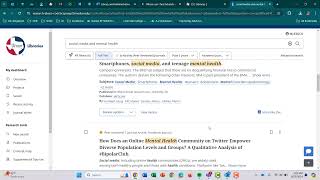 Library Database Searching - Discovery